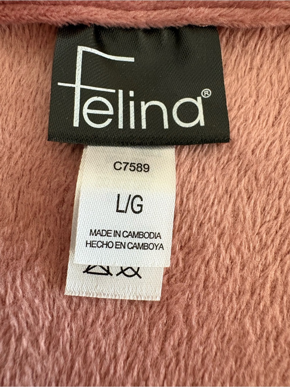 Felina Rose Gold Luxe Velour Zip Hoodie & Jogger Set - Picture 4 of 10